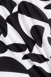 Geo Print Sarong  Black  hi-res