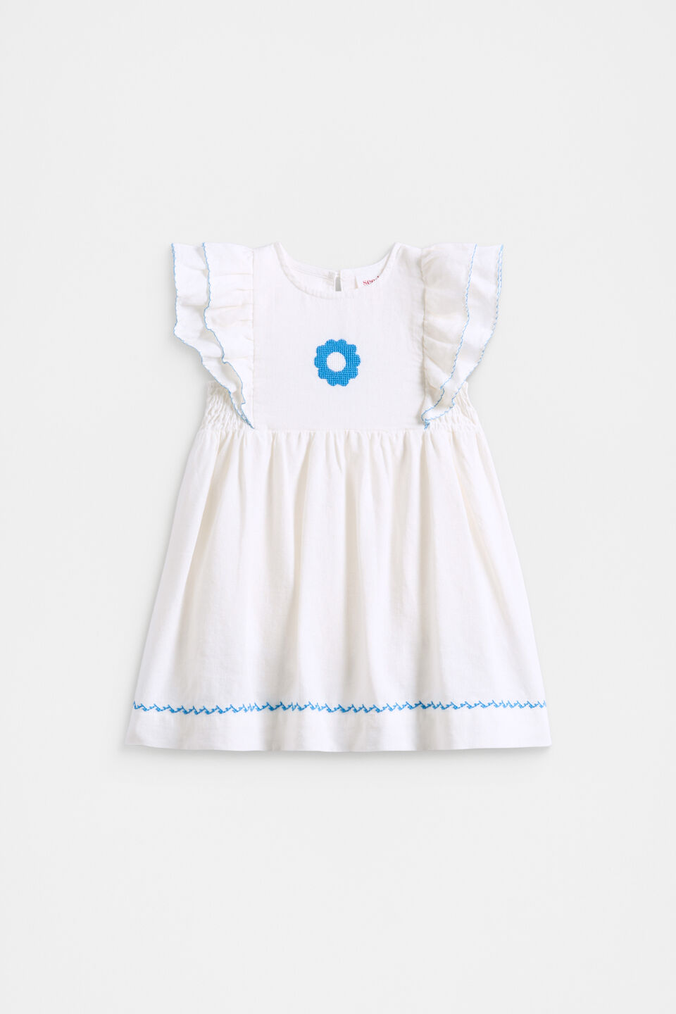 Embroidered Dress  Canvas