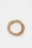 Disc Bead Stretch Bracelet  Nougat  hi-res