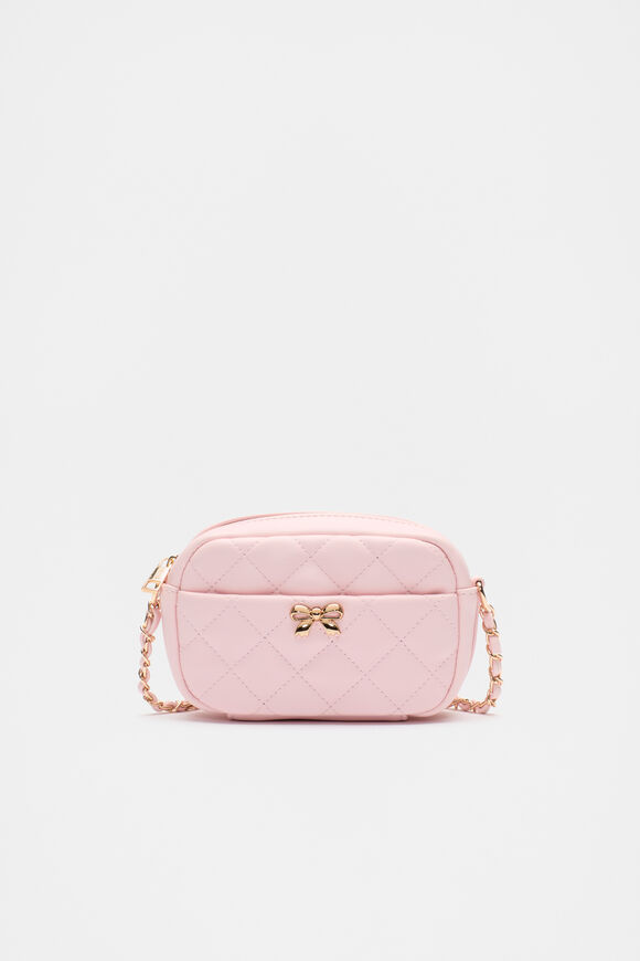 Quilted Bow Bag  Rose Petal  hi-res