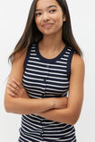 Stripe Tank Dress  New Navy  hi-res