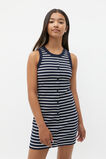 Stripe Tank Dress  New Navy  hi-res