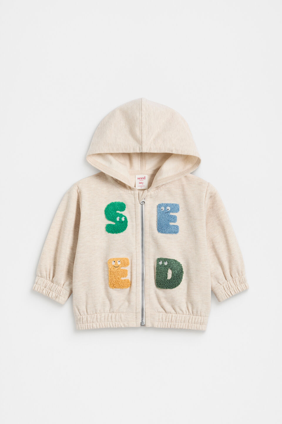 Zip Hoodie  Oat Marle