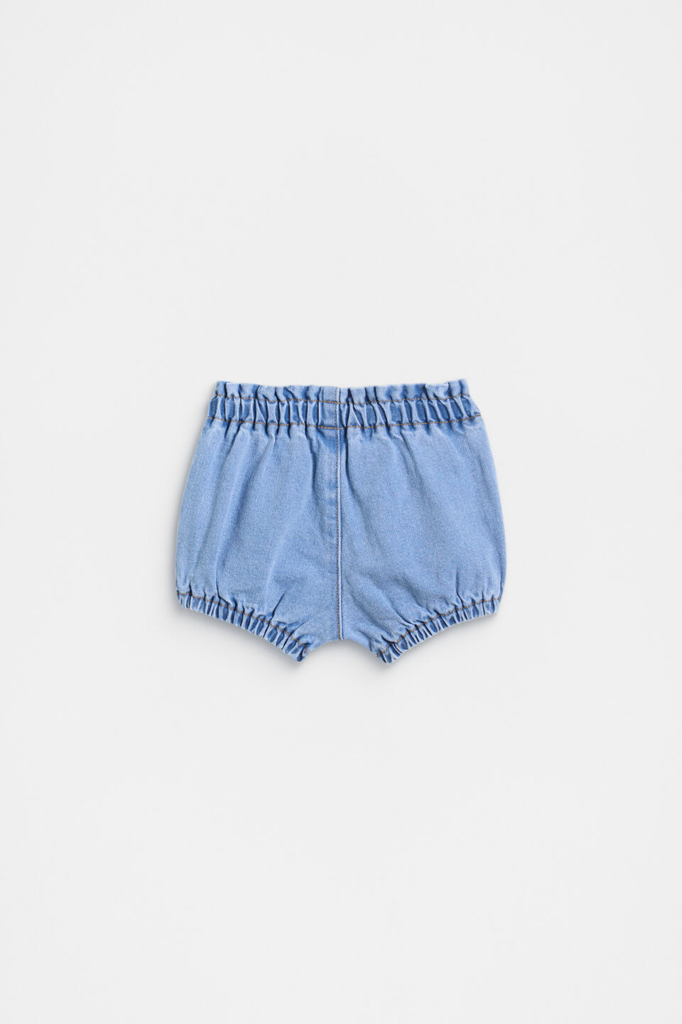 Pocket Denim Bloomer  Clean Blue Wash