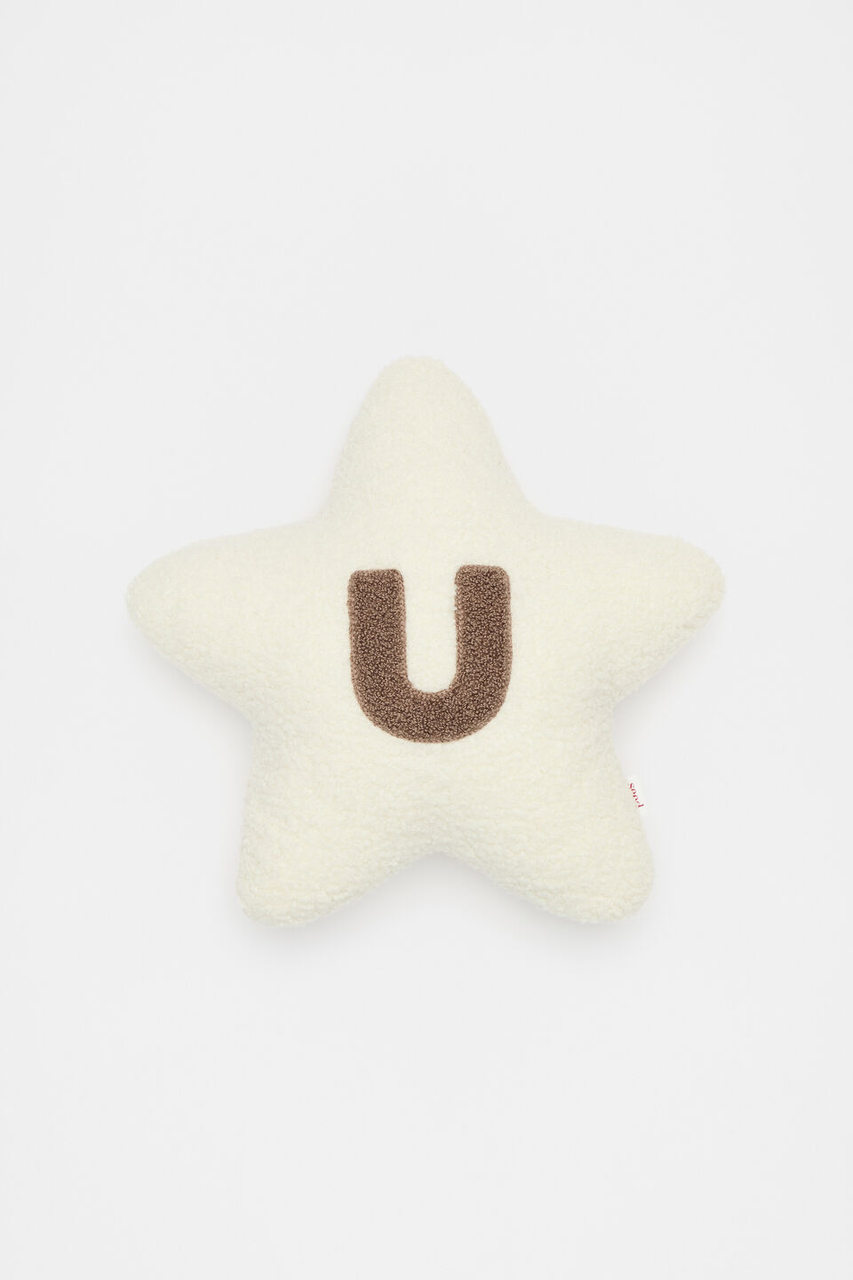 Star Initial Cushion  U
