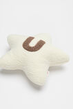 Star Initial Cushion  U  hi-res