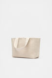 Knit Logo Mini Tote  Oat  hi-res