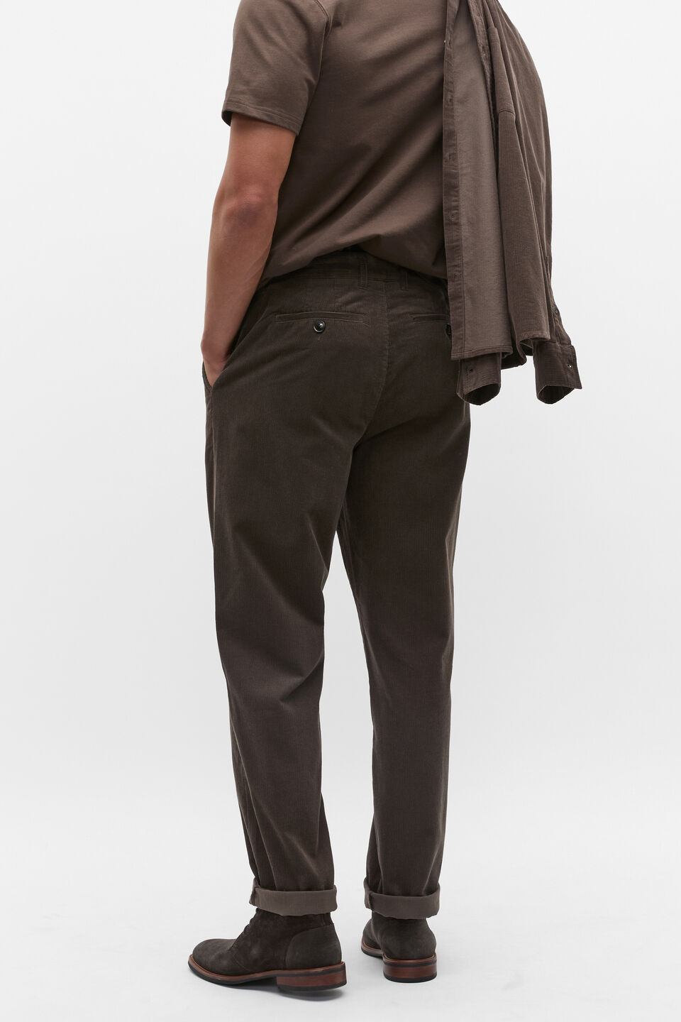 Classic Fit Cord Pant  Dark Espresso