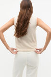 Cashmere Knit Vest  Oat Marle  hi-res