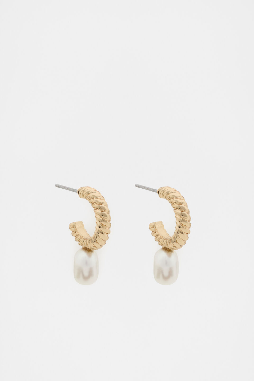 Little Pearl Hoop  Pearl
