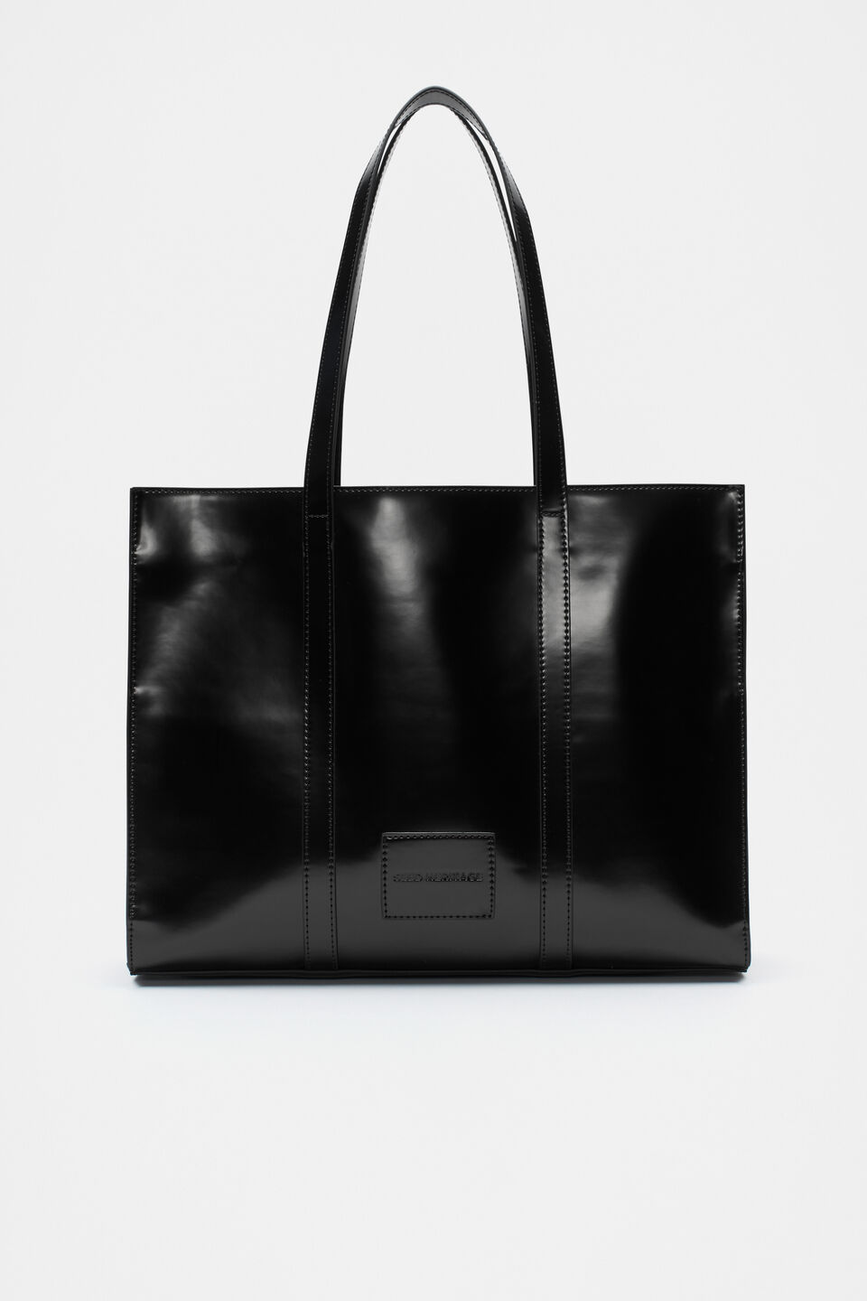 Coated Carry All Tote  Black