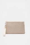 Woven Wristlet Pouch  Oat  hi-res