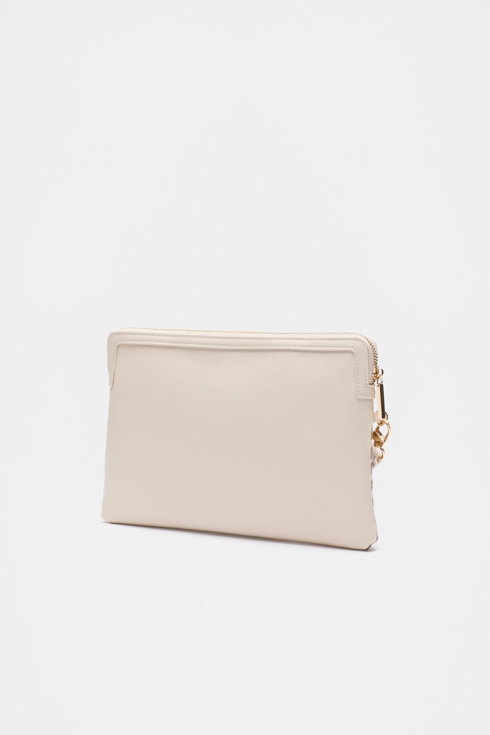 Woven Wristlet Pouch  Oat