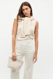 Woven Textured Pouch  Oat  hi-res