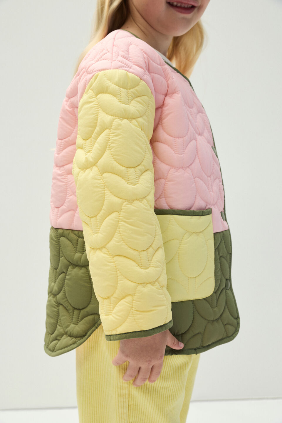 Tulip Quilted Jacket  Rose Petal