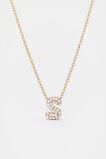 Initial Jewel Bubble Necklace  S  hi-res