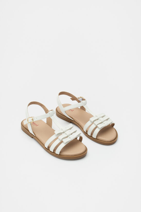 Bow Sandal  White  hi-res