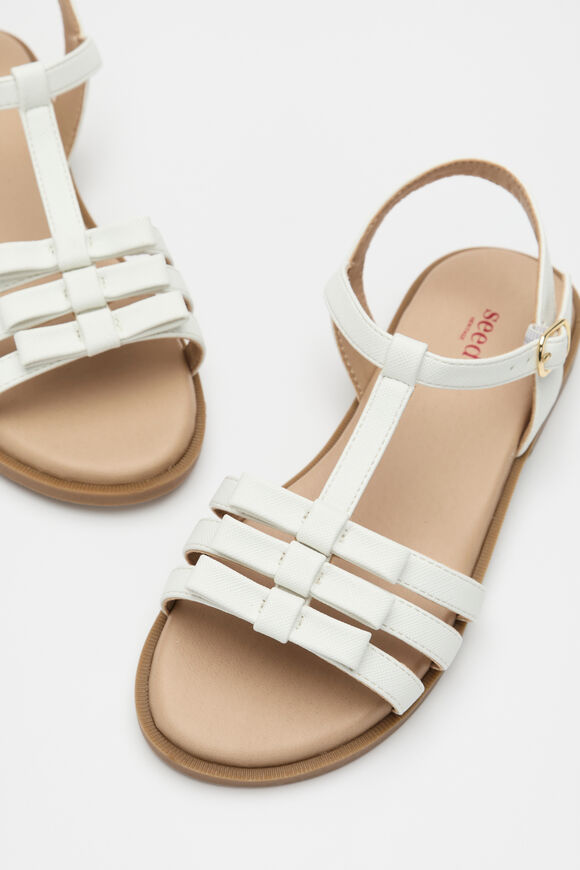 Bow Sandal  White  hi-res