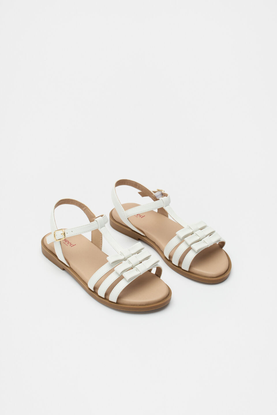 Bow Sandal  White