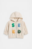 Zip Hoodie  Oat Marle  hi-res