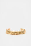 Woven Texture Cuff  Gold  hi-res