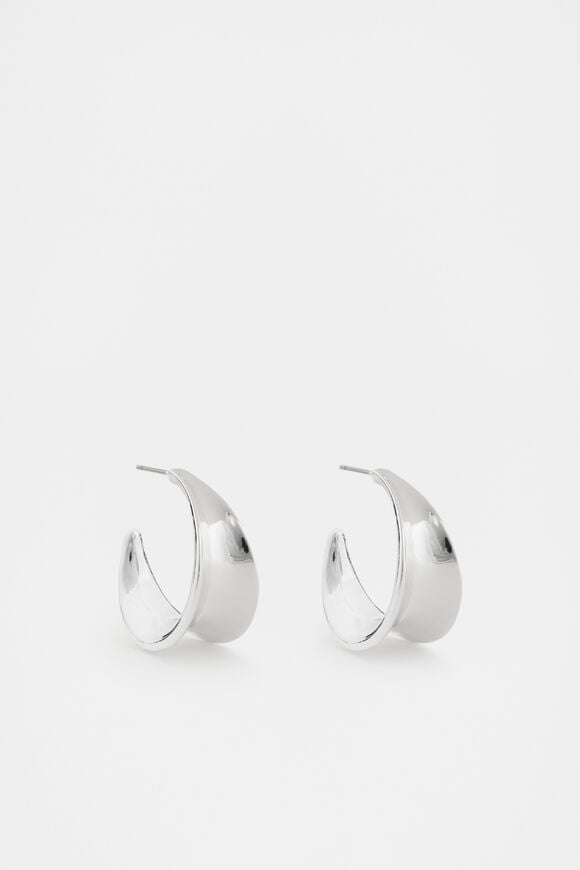 Inverted Hoop  Silver  hi-res
