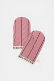 Aamira Striped Oven Mitts  Mauve  hi-res