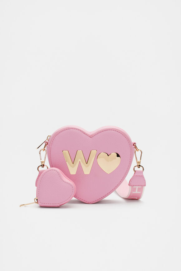 Heart Initial Bag  W  hi-res