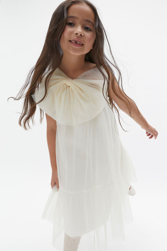 Bow Tulle Dress  Canvas  hi-res