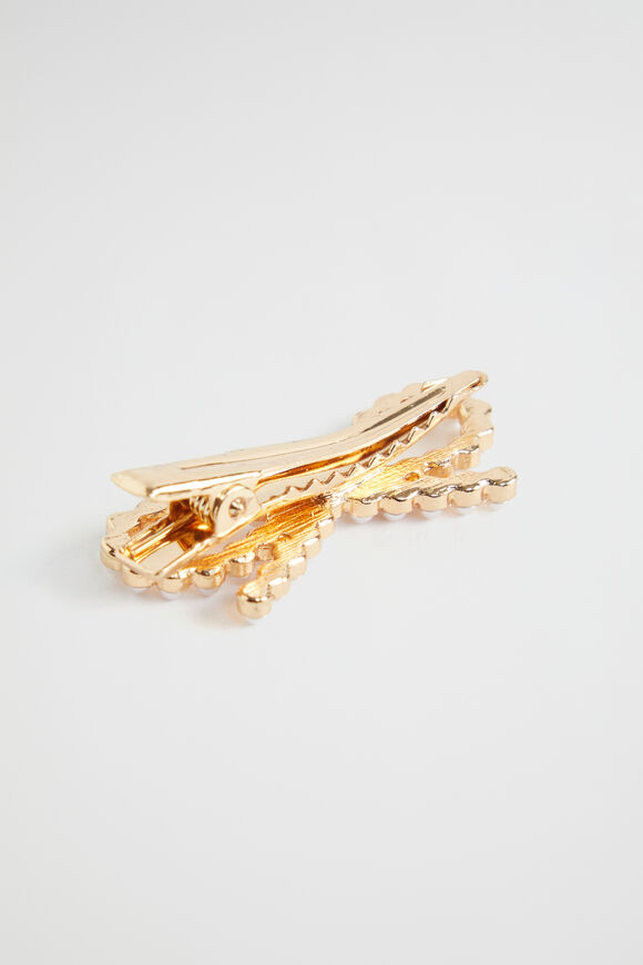 Pearl Bow Duck Clip  Pearl  hi-res
