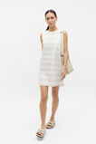 Jersey Mini Shift Dress  Frappe Stripe  hi-res