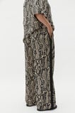 Motif Print Elasticated Pant  Motif Print  hi-res