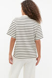 Heritage Embroidered Tee  Cloud Cream Stripe  hi-res