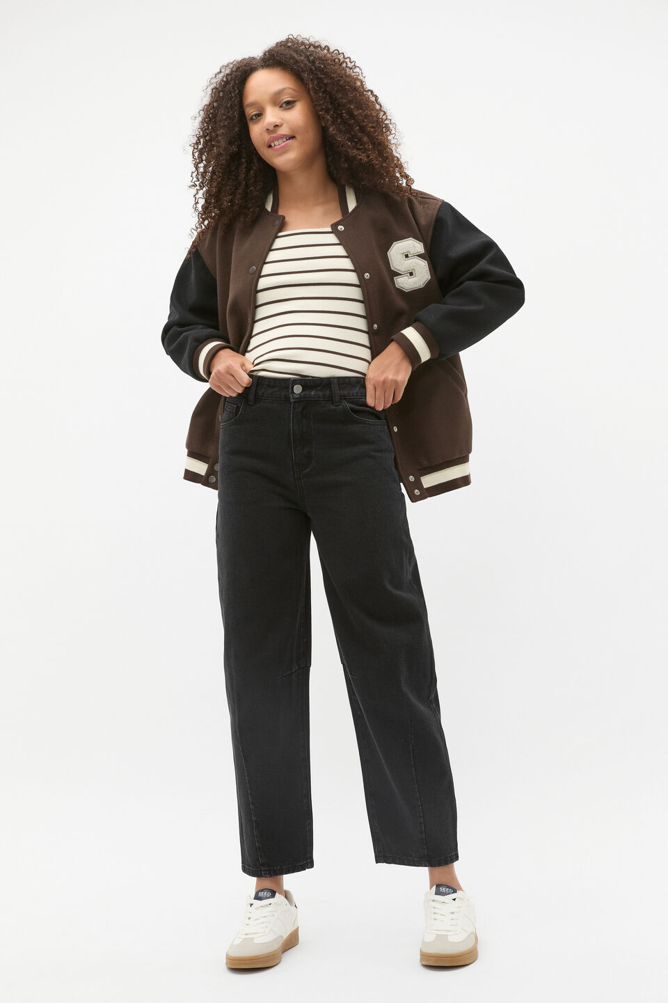 Barrel Jean  Black