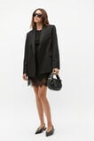 Lace Detail Mini Skirt  Black  hi-res