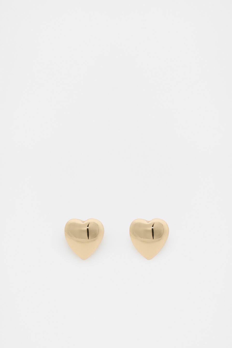 Heart Stud Earring  Gold