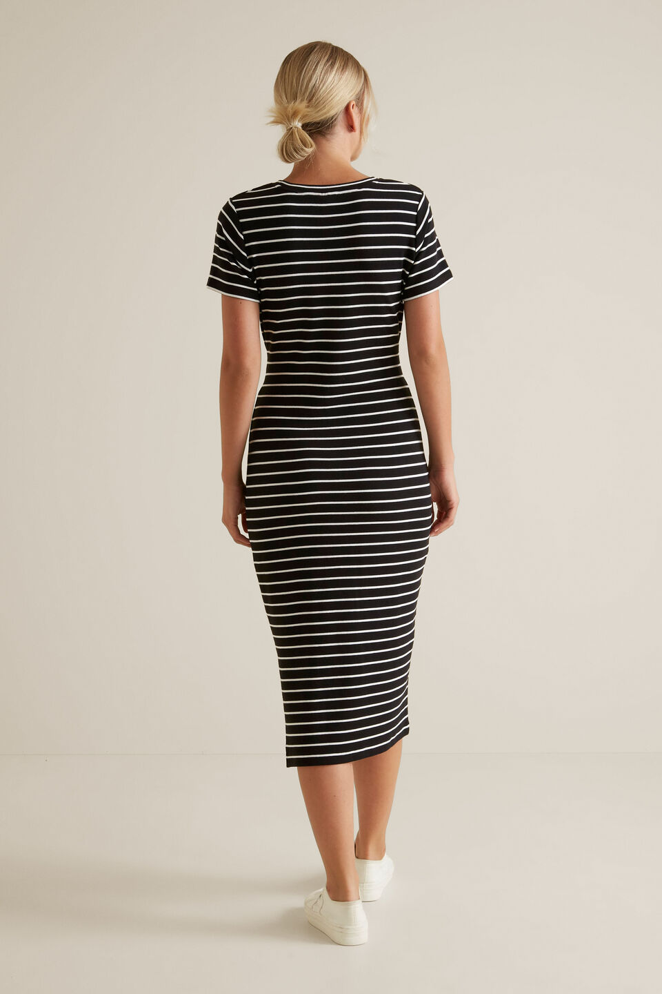 Tie Up T-Shirt Dress  
