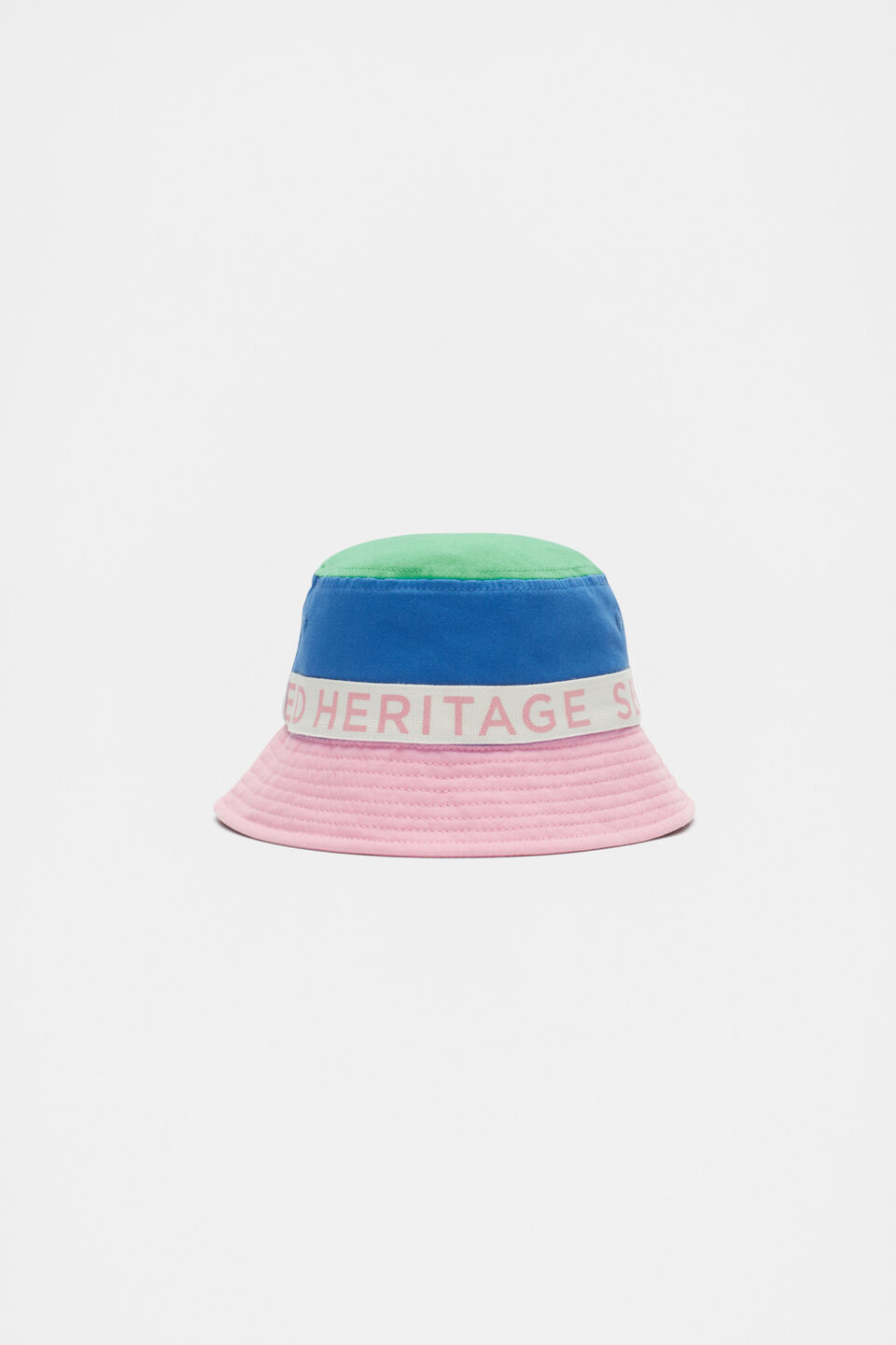Heritage Colour Block Sun Hat  Candy Pink