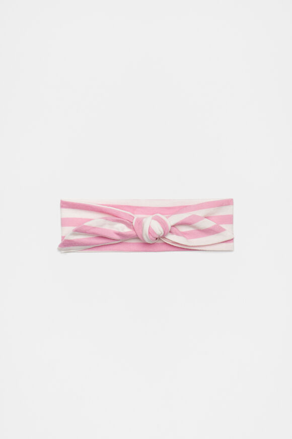Stripe Rib Headband  Candy Pink Stripe  hi-res
