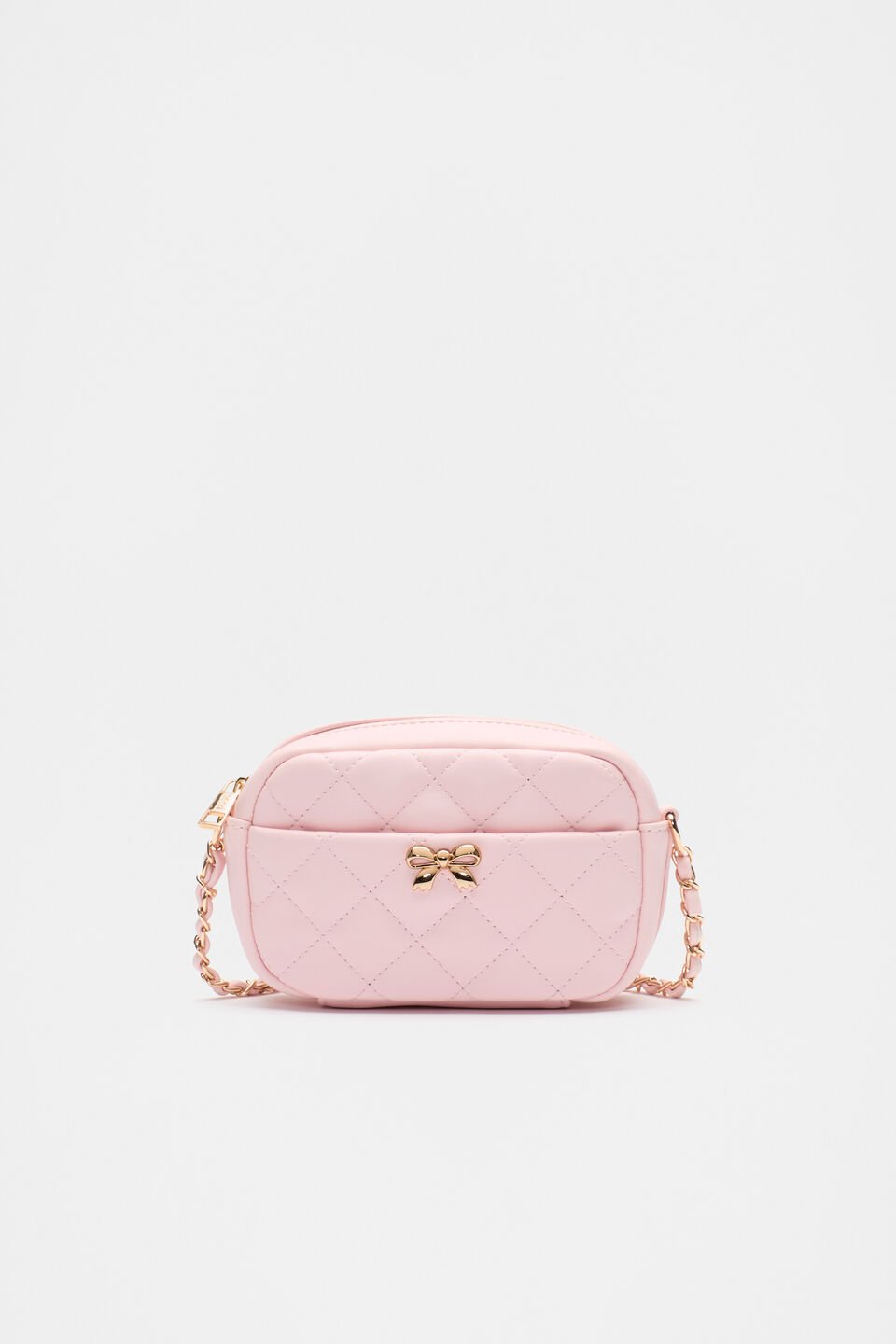 Quilted Bow Bag  Rose Petal