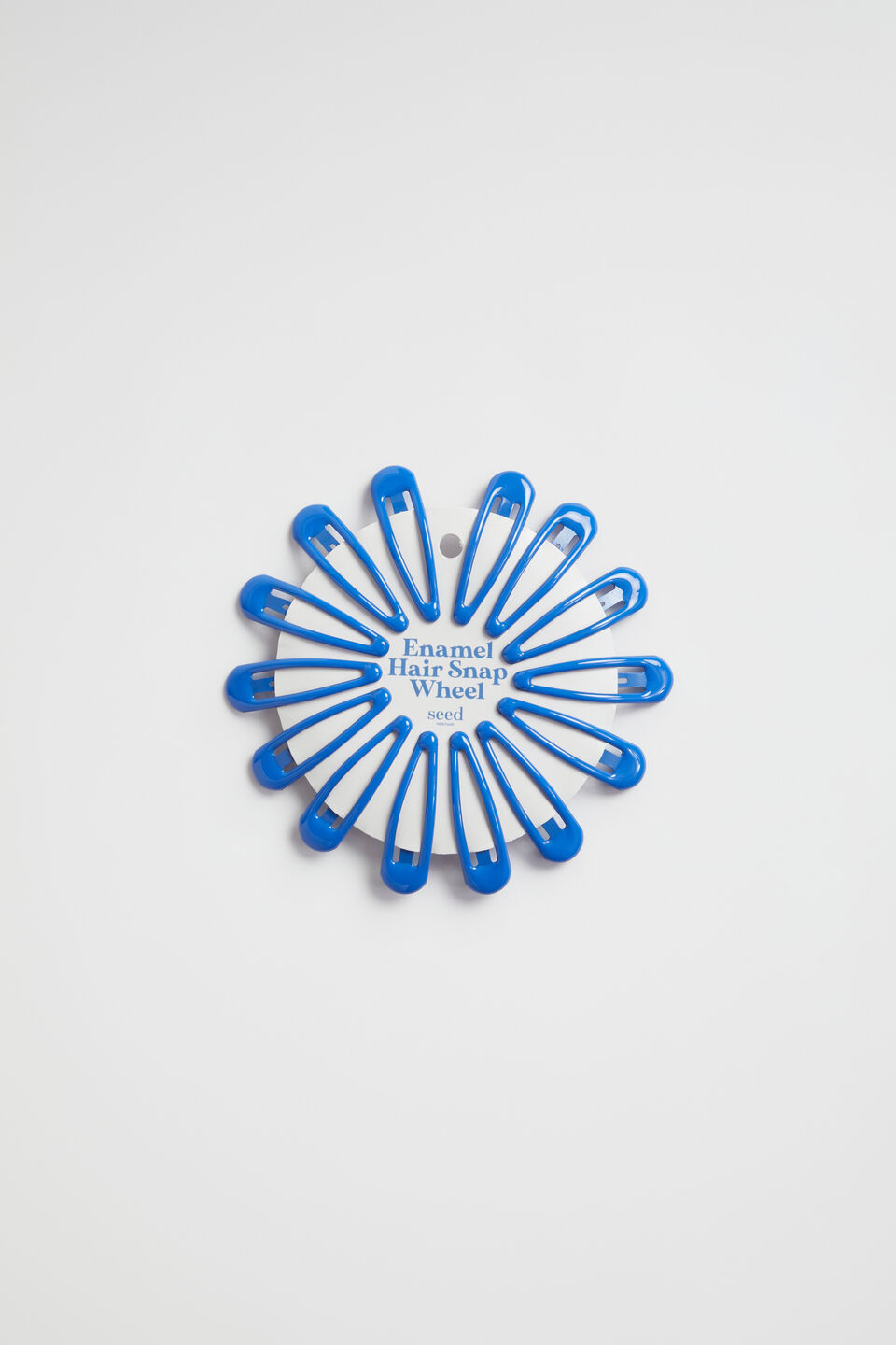 Enamel Hair Snap Wheel  Royal Blue