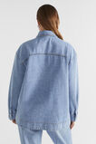 Relaxed Denim Shacket  Vintage Wash  hi-res
