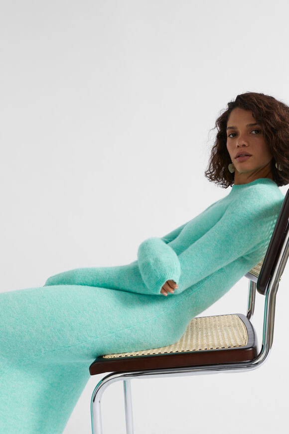 Seam Front Knit Dress  Opal Marle  hi-res