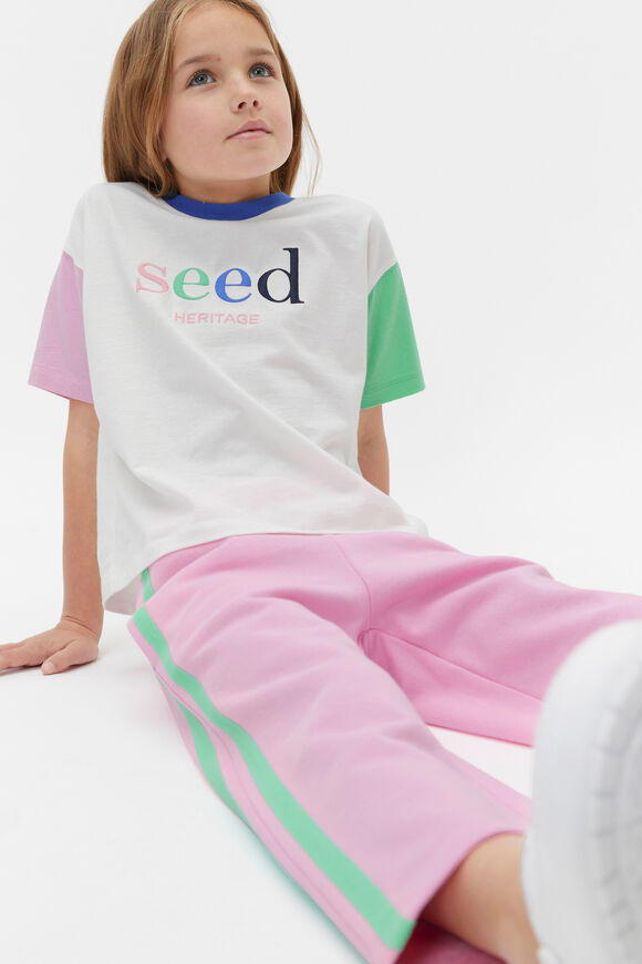 Colourblock Logo Tee  Canvas Multi  hi-res