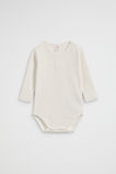 Core Rib Logo Bodysuit  Canvas  hi-res