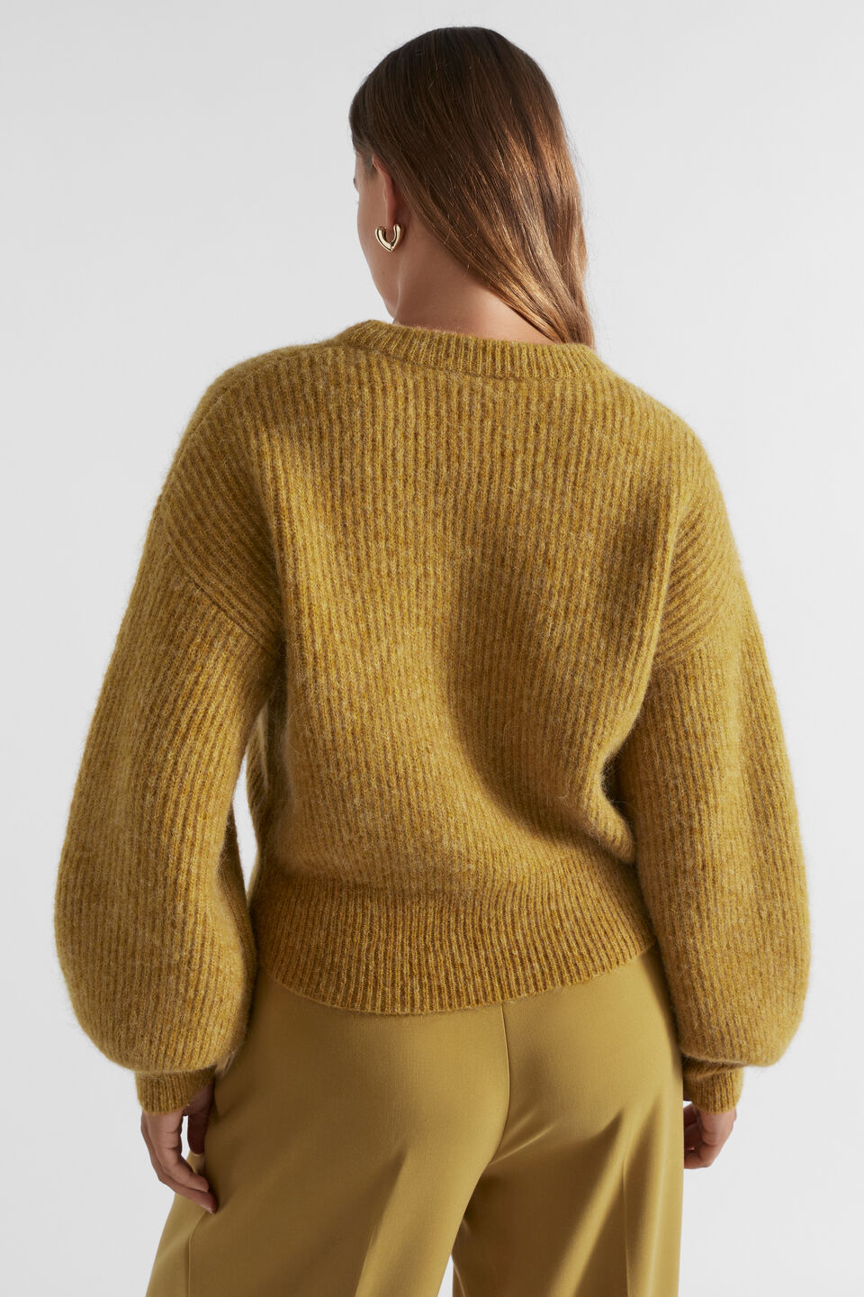 Wool Blend Easy Knit  Honey Gold Marle