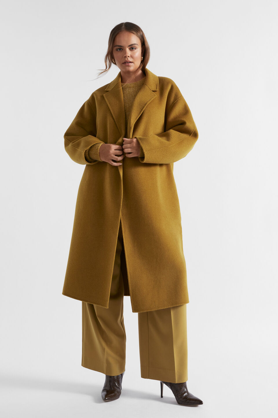 Wool Blend Easy Knit  Honey Gold Marle