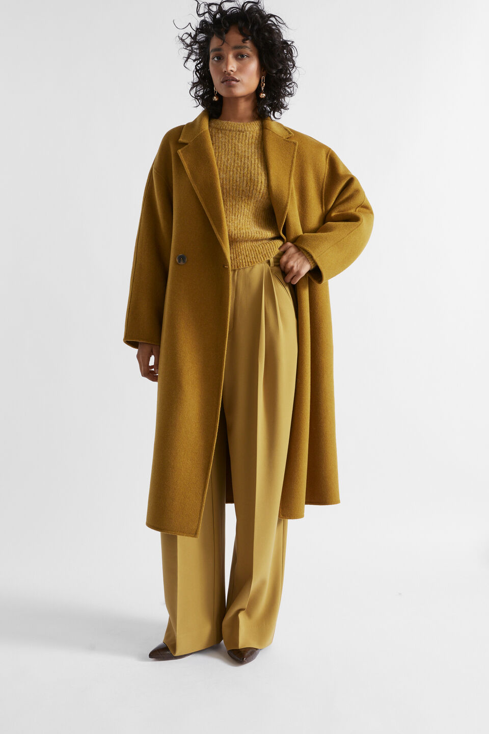 Wool Blend Easy Knit  Honey Gold Marle
