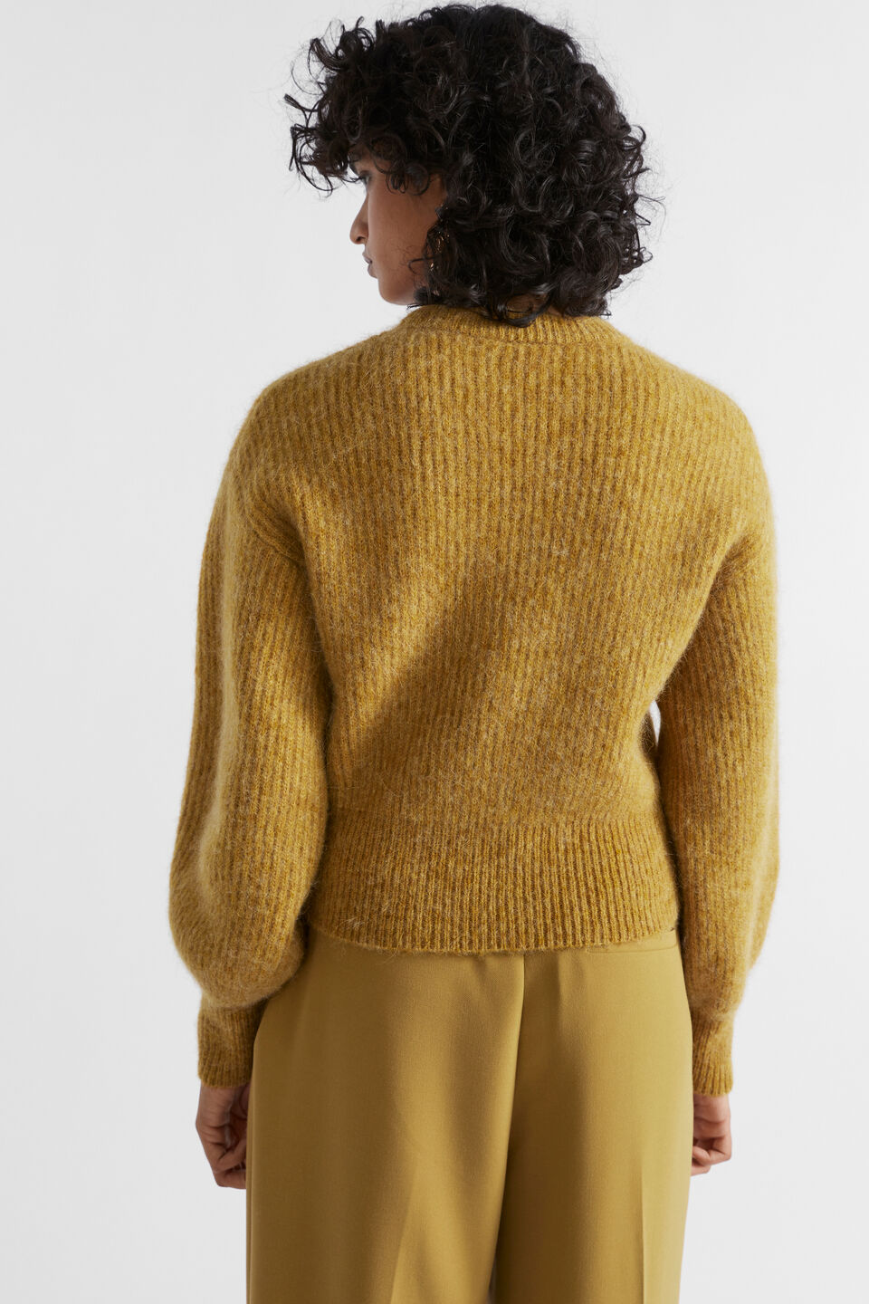 Wool Blend Easy Knit  Honey Gold Marle