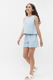 Denim Shell Top  Glacier Denim  hi-res